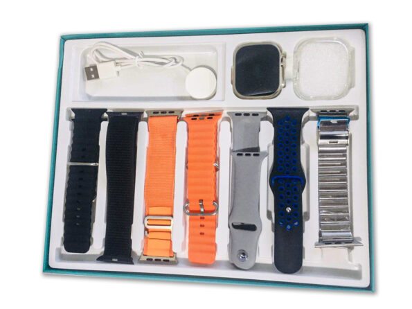 Y60 Ultra 7in1 Smartwatch Gift Box Set with 7 Straps 2