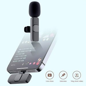 k8 type c wireless lavalier microphone 3