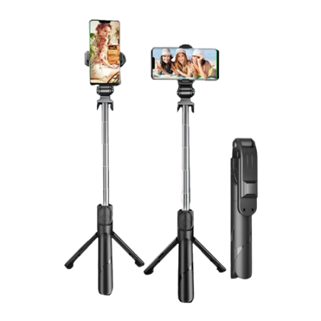 Alt=''XT-02 Selfie stick Tripod for smartphones''